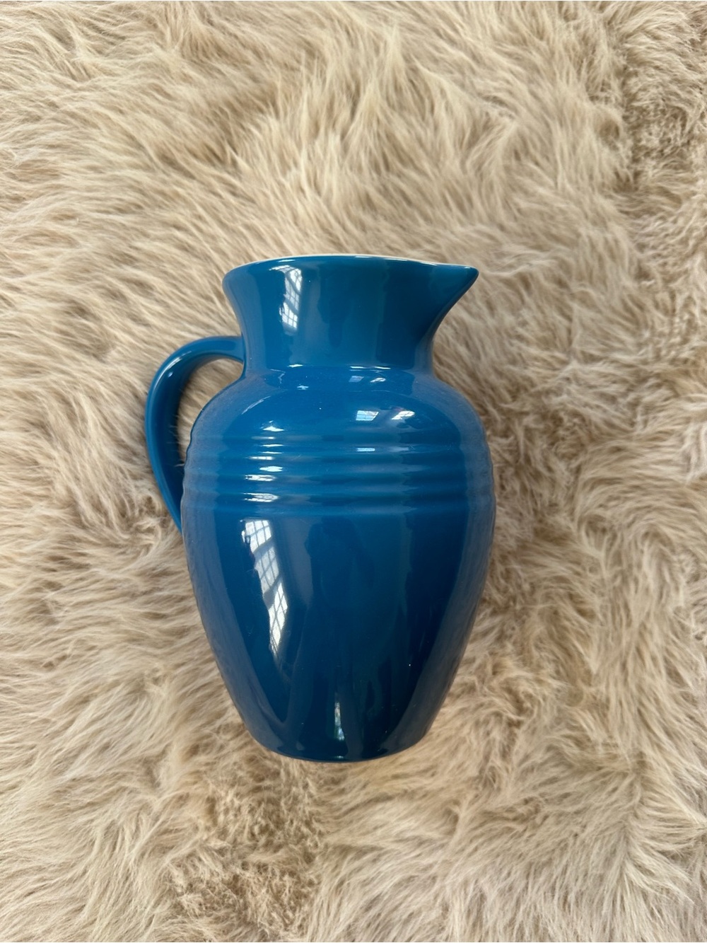 Le Creuset Marseille Blue Ceramic Pitcher - Home Accents 2qt